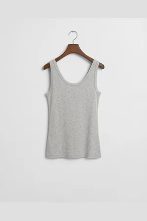 GANT Women Geribde tanktop (XS)