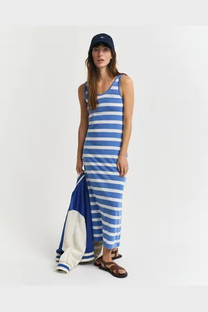 GANT Women Jersey jurk met tanktop en strepen (XS)