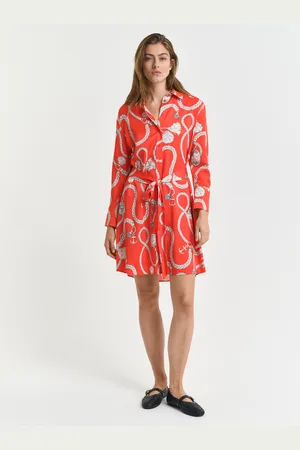 GANT Women Overhemdjurk met Sailing-print (34)