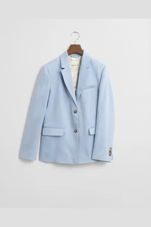 GANT Women Slim Fit blazer van linnen met stretch (34)