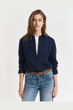 GANT Women Regular Fit linnen overhemd (34)