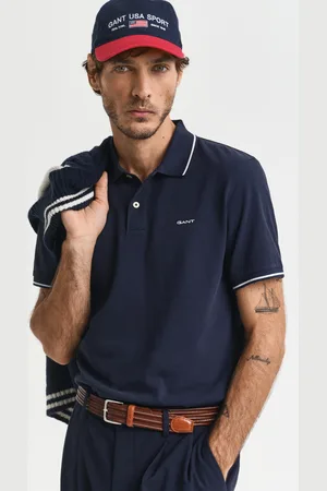 GANT Men Piqué poloshirt met randdetails (S)
