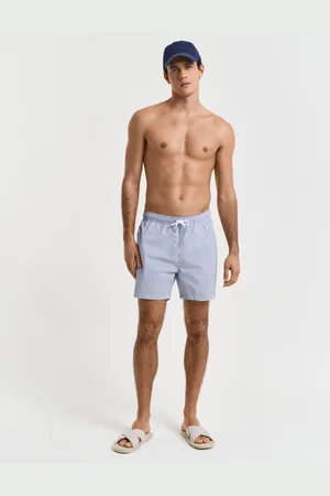 GANT Men Zwemshort van seersucker (S)