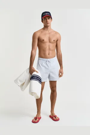 GANT Men Zwemshort van seersucker (S)
