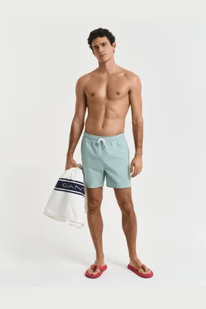 GANT Men Zwemshort van seersucker (S)