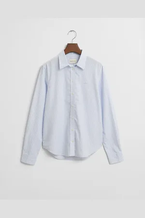GANT Women Regular Fit poplin overhemd met Gingham-ruitje (34)