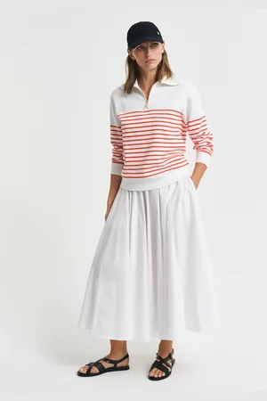 GANT Women Katoenen midirok (40)