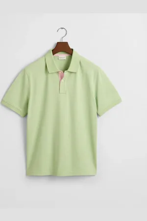 GANT Men Piqué poloshirt met contrasterend detail (S)