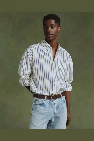 GANT Men Oversized gestreept overhemd van poplin (M)