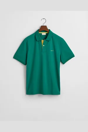 GANT Men Piqué poloshirt met contrasterend detail (S)