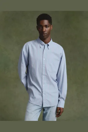GANT Men Oversized Fit Dreamy Oxford-overhemd met strepen (S)