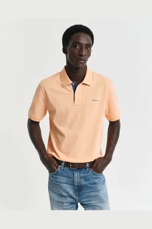 GANT Men Piqué poloshirt met contrasterend detail (S)