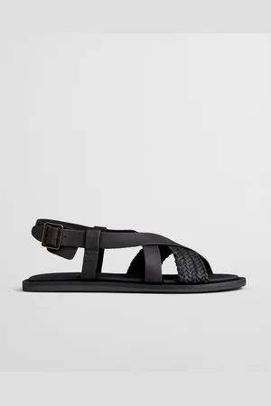 GANT Women Sunlaz sandalen van gevlochten leer (37)