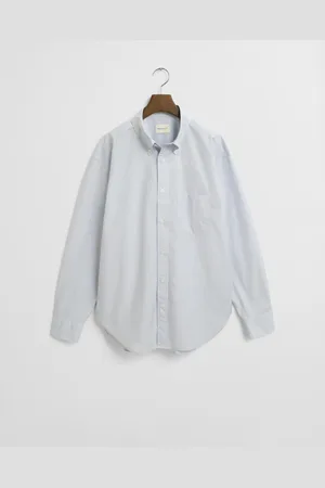 GANT Men Relaxed Fit Heritage poplin overhemd (S)
