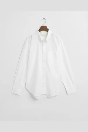 GANT Men Relaxed Fit Heritage poplin overhemd (S)