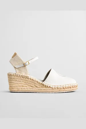 GANT Women Luliza espadrilles met sleehak van linnen (37)
