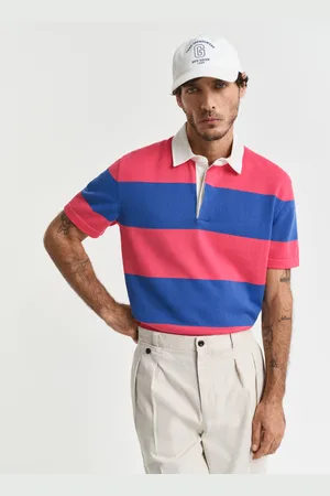 GANT Men Katoenen poloshirt met strepen (S)