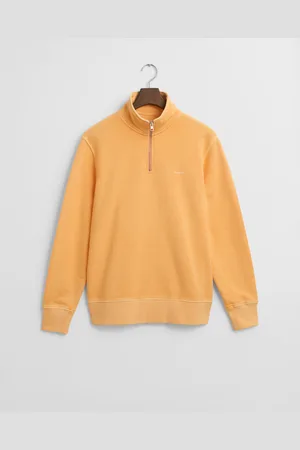 GANT Men Sunfaded sweatshirt met korte rits (S)