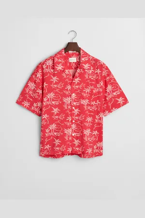 GANT Men Relaxed Fit Island Print overhemd (S)