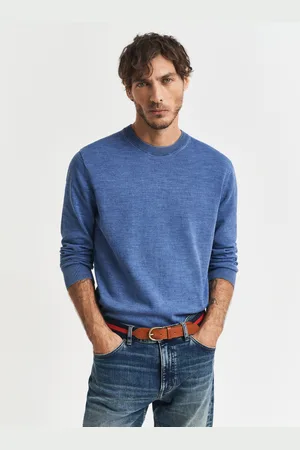 GANT Men Sunfaded sweater met ronde hals (S)