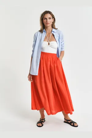 GANT Women Rok van Habotai-zijde (34)