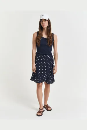 GANT Women Rok met ruches en stippenprint (38)