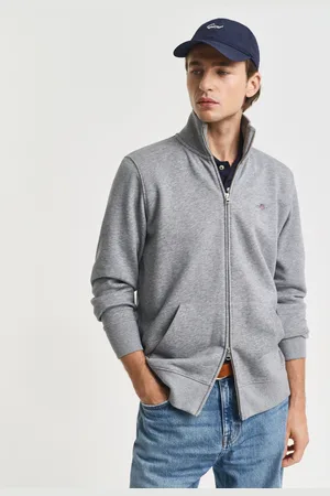 GANT Men Shield sweatshirt met ritssluiting (XXS)