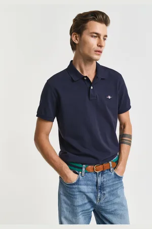 GANT Men Slim Fit Shield Piqué Polo Shirt (M)