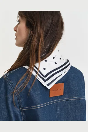 GANT Women Zijden sjaal met stippenprint (ONE SIZE)