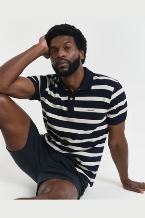 GANT Men Gestreept poloshirt (S)