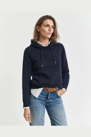 GANT Women Tonal Shield hoodie (XS)