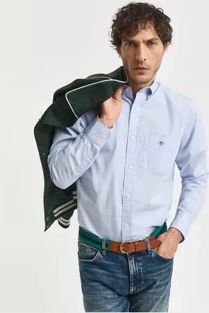 GANT Men Regular Fit Classic overhemd van poplin (S)