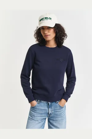 GANT Women Tonal Shield sweatshirt met ronde hals (XS)