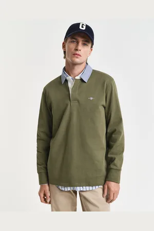 GANT Men Heavy Rugger met chambray kraag (S)