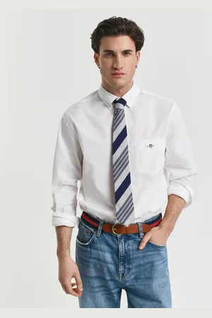 GANT Men Regular Fit Classic overhemd van poplin (S)