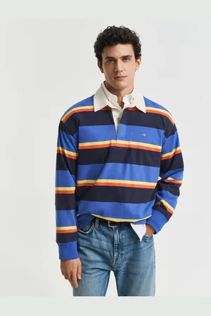 GANT Men Heavy Rugger met gekleurde strepen (S)