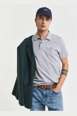 GANT Men Slim Fit Shield Piqué Polo Shirt (XS)