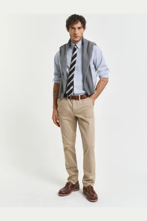 GANT Men Slim Fit chino van keperstof (29/32)