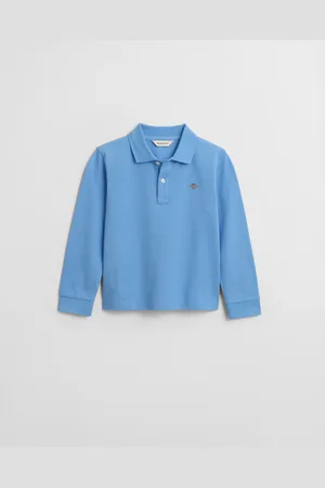 GANT Kids Kids Shield piqué poloshirt met lange mouwen (92)