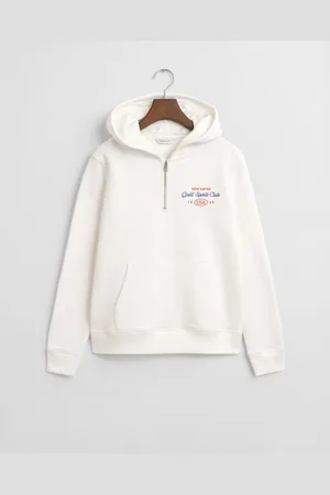GANT Teens Teen Girls Sports Club Graphic hoodie met korte rits (134/140)