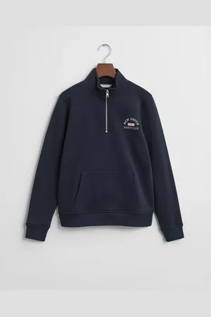 GANT Teens Teens Graphic sweatshirt met korte rits (134/140)
