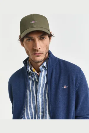 GANT Men Shield hoge pet van katoenkeper (ONE SIZE)