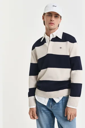 GANT Men Poloshirt met brede strepen (S)