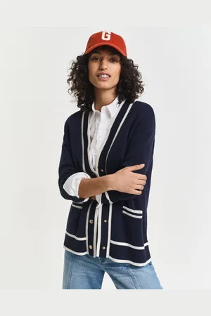 GANT Women Gebreid Contrast vest (XS)