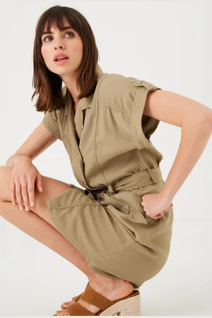 Garcia Groene jurk