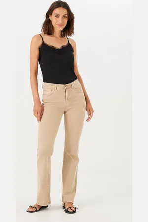 Garcia Celia 245 Superslim Flared Jeans beige
