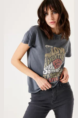 Garcia Donkergrijs T-shirt