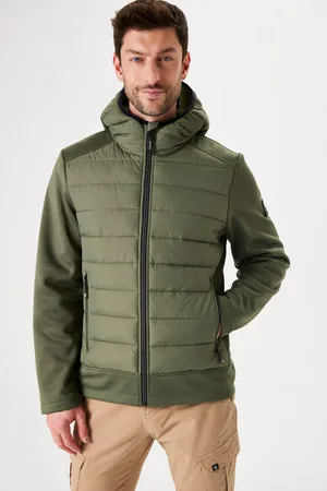Garcia Olijfgroen softshell pufferjas