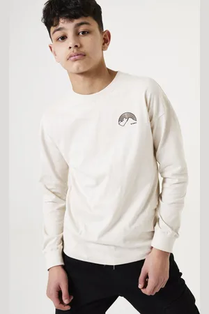 Garcia Gebroken witte longsleeve