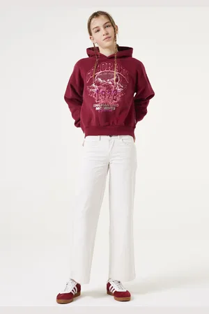 Garcia Gebroken witte broek